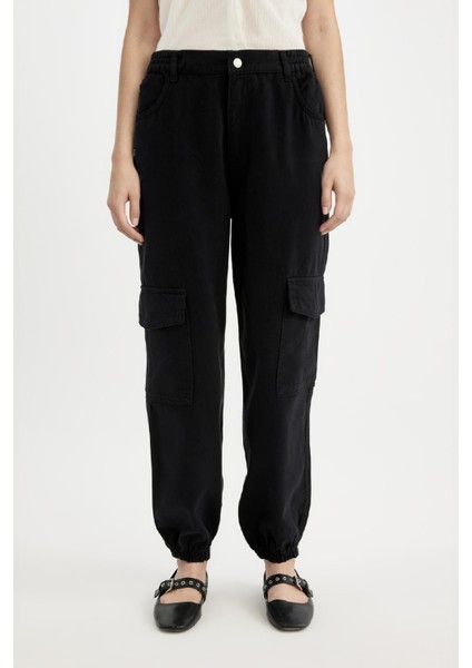 Coool Jogger Gabardin Pantolon Normal Bel Basic Düz Kargo Cepli B0454AX24AU fırsatları