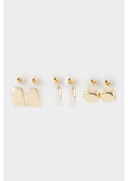 Kadın 3'lü Gold Küpe E9079AXNS indirimleri