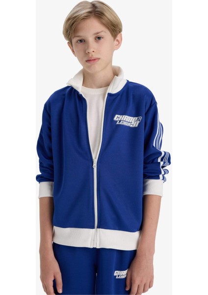 Erkek Çocuk Baskılı Fermuarlı Sweatshirt F1966A825AU indirimleri