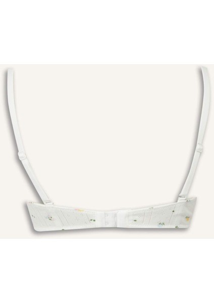 Dantel Detaylı Kaplı Pedsiz Balenli Balkonet Sütyen F6140AX25AU