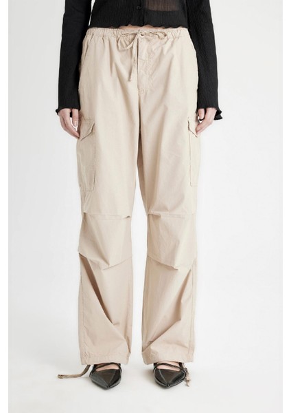 Coool Paraşüt Poplin Pantolon Basic Düz Cepli Beli Lastikli A6266AX24AU indirimleri