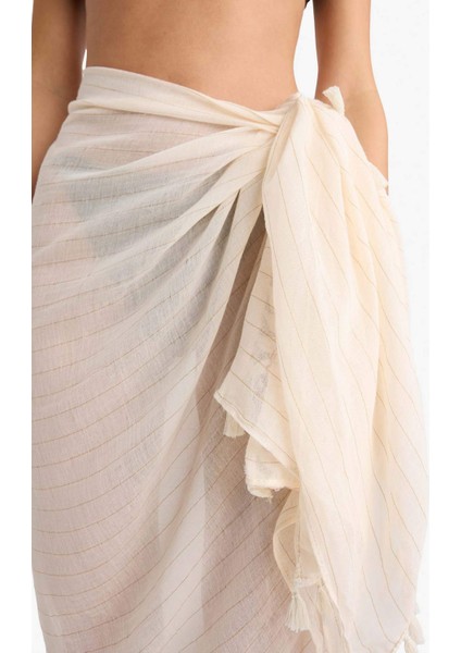 Regular Fit Pamuklu Pareo-Fall in Love E5103AX25SP fırsatları