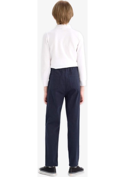 Erkek Çocuk Düz Paça Gabardin Okul Pantolonu U3254A625AU