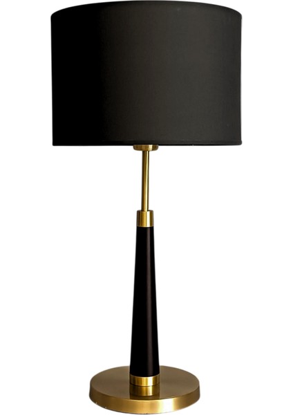 Nelon Gold Detay Kahverengi Abajur