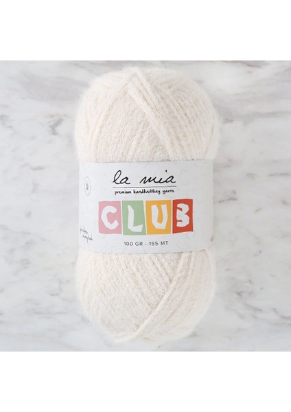 La Mia Club Ekru El Örgü Ipi - 602