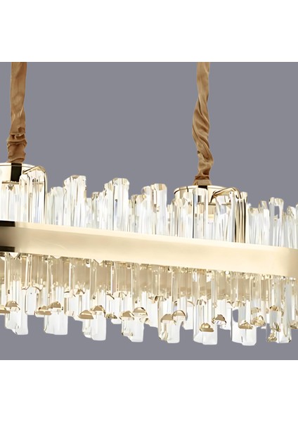 Rico Taşlı Rose Gold LED Avize fırsatları