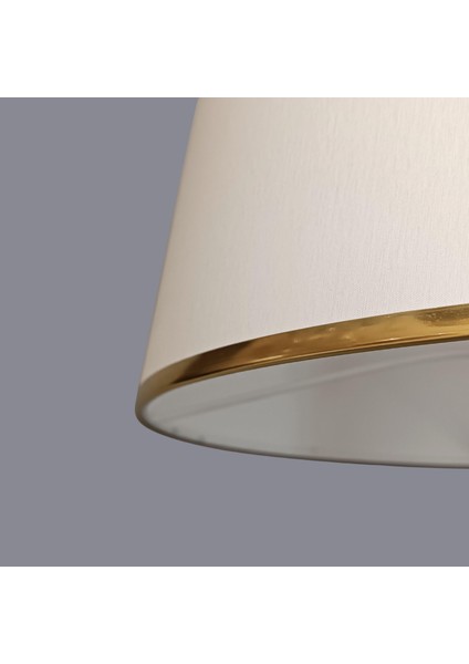 Lara Geometrik Tasarım Bronz Siyah Abajur fırsatları