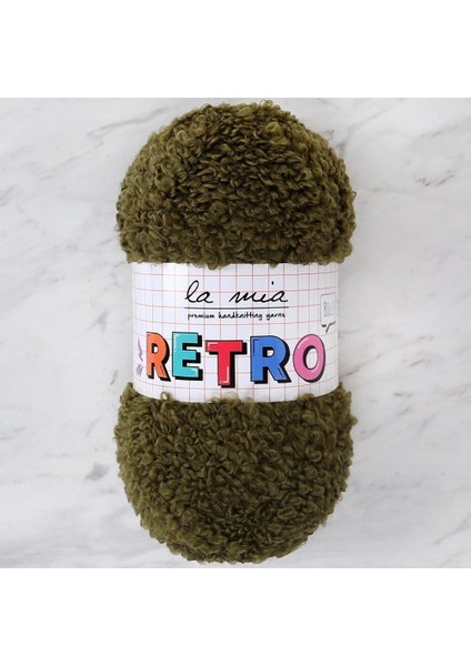 La Mia Retro Asker Yeşili El Örgü Ipi - LM8001