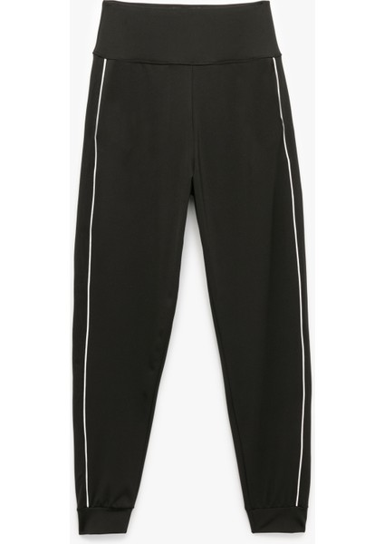 Yanları Şerit Detaylı Cepli Yüksek Bel Jogger Eşofman Altı fiyatları