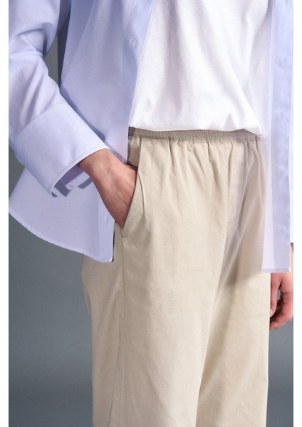 Basic Kadın Pantolon - Bej modelleri