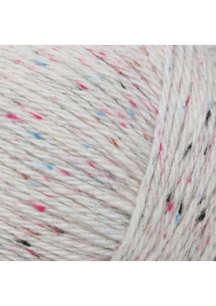 La Mia Re-Tweed Krem Melanj El Örgü Ipi - L155 fiyatları