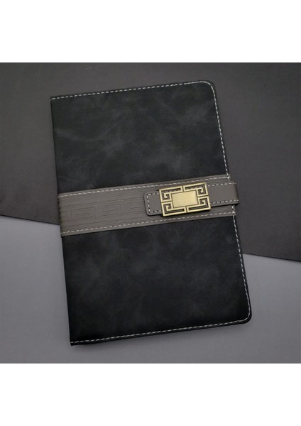 Tarihsiz Ajanda Defter Siyah Renk