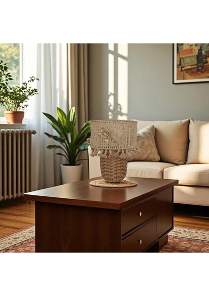 Cerna Kahverengi Rattan Abajur fiyatları