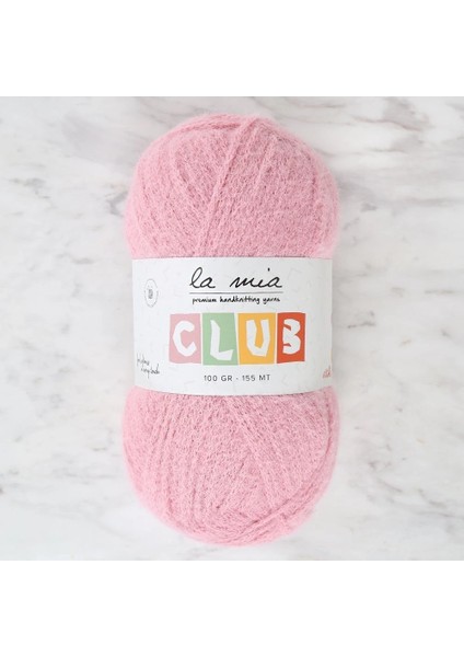 La Mia Club Pembe El Örgü Ipi - 608