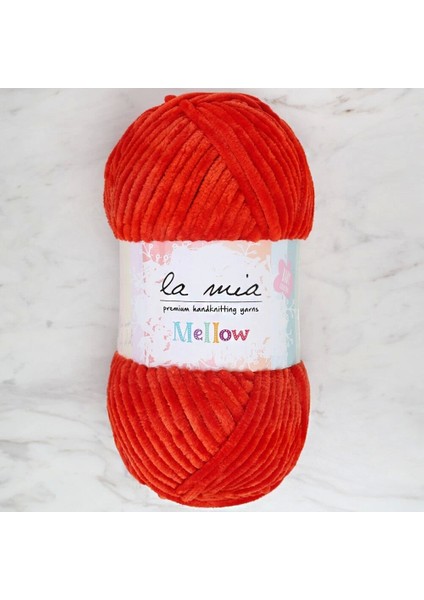 La Mia Mellow Turuncu El Örgü Ipi - 925