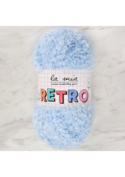 La Mia Retro Bebe Mavi El Örgü Ipi - LM0513