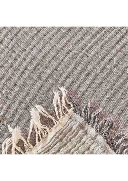 Soft Hevin Çift Kişilik Yatak Örtüsü - Antrasit - 220X240 cm fırsatları