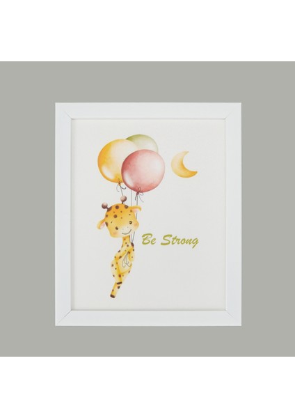 Deco Animal Tablo - Renkli -28X23 cm modelleri