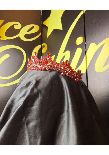 Üst Kalite Kristal Zirkon Taş Abiye Gelin Taç modelleri