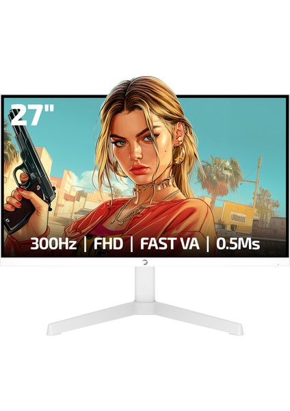 Rapid V90 27'' 300Hz 0.5ms Fast Va Fhd Pivot Rgb Gaming Monitör