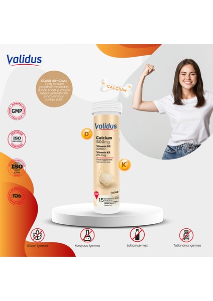 Eklem Destek Seti - Glucosamine - Silicium - Magnesium - D3 K2 - Calcium modelleri