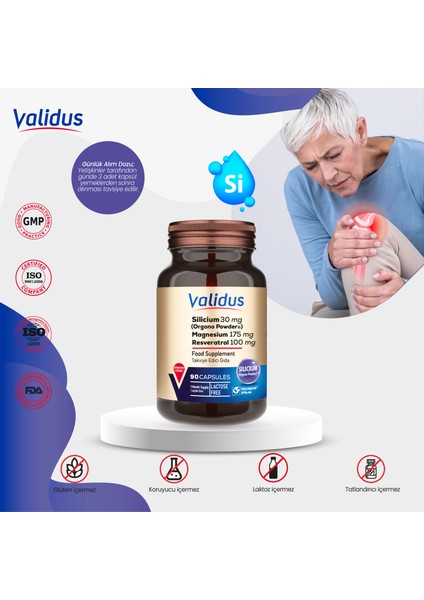 Eklem Destek Seti - Glucosamine - Silicium - Magnesium - D3 K2 - Calcium indirimleri