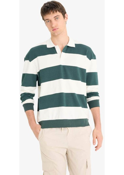 Yeşil Erkek Sweatshirt F0857AX/GN536 modelleri