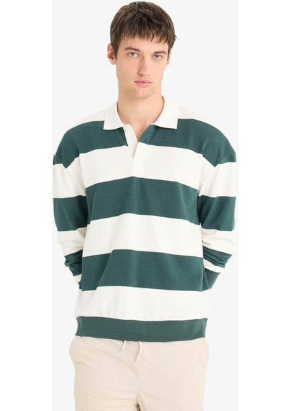 Yeşil Erkek Sweatshirt F0857AX/GN536 fırsatları