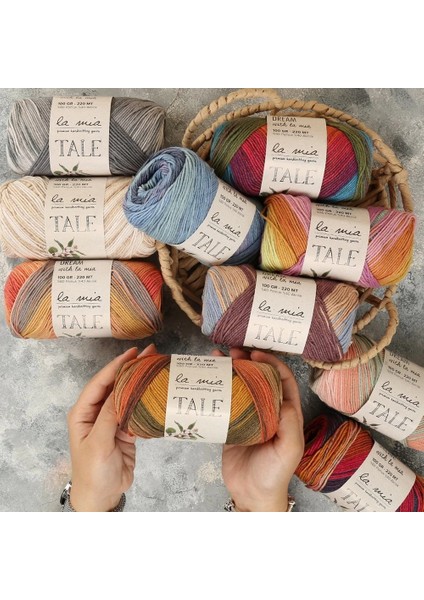 La Mia Tale Ebruli El Örgü Ipi - LM126 indirimleri