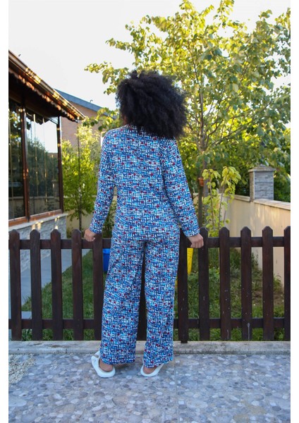 Kadın Penye Bol Paça Pijama Takım 4125 indirimleri