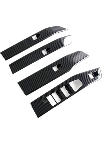 Bmw X3 G45 2025 Karbon Fiber Araba Cam Kaldırma Anahtarı Düğmesi Kapağı Döşeme Dekorasyon Aksesuarları (Yurt Dışından)