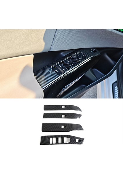 Bmw X3 G45 2025 Karbon Fiber Araba Cam Kaldırma Anahtarı Düğmesi Kapağı Döşeme Dekorasyon Aksesuarları (Yurt Dışından) fiyatları