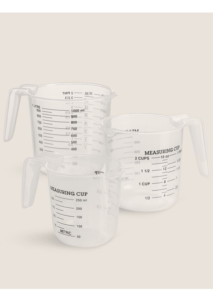 3'lü Ölçü Kabı Seti