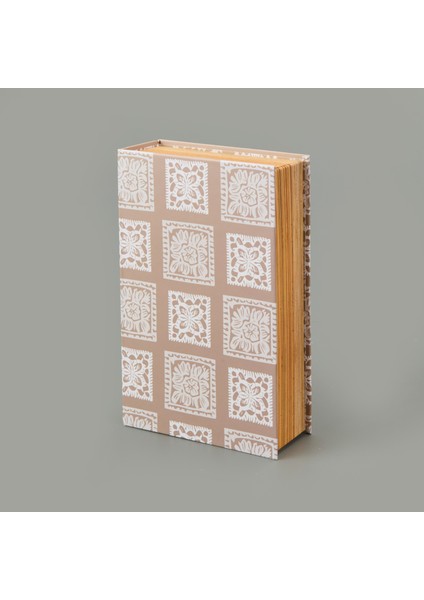Deco La Vie Boheme Dekoratif Kutu - Bej - 19,5X12X5 cm
