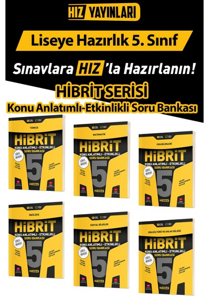 5. Sınıf Hibrit Konu Anlatımlı Etkinlikli Soru Bankası fiyatları