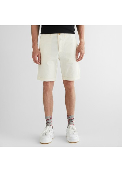 Erkek Krem Slim Fit Şort modelleri