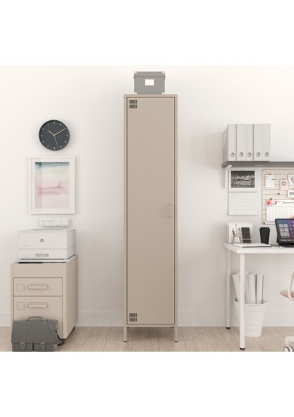 Pera Metal Elbise Dolabı, Soyunma Dolabı, Tek Kapılı, 41,50 x 40 x 189,50 cm fiyatları