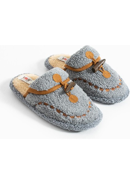 Kadın Ev Terliği Peluş Terlik Çeyiz ve Bohça Terliği Ses Yapmaz Kalın Taban