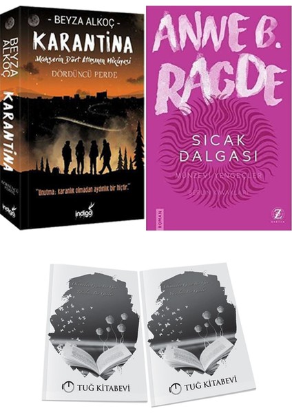 Sıcak Dalgası: Neshov Üçlemesi 3. Kitap ve Karantina 4 Beyza Alkoç 2li Set + Hediyeli