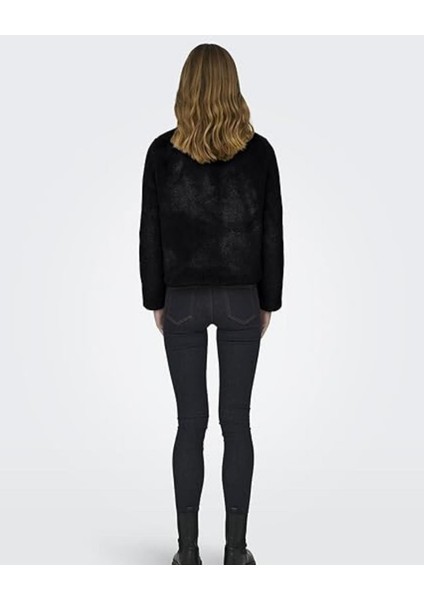 Only 15295423 Newvıda Lıfe Tuylu 2 Sus Cep Onden Cıtcıtlı Pelus Kısa Mont indirimleri