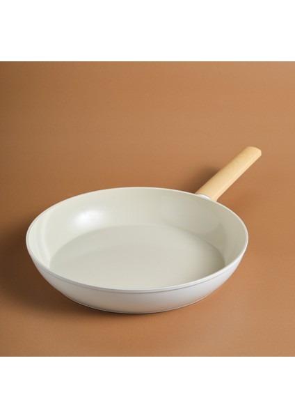 Swiss Crystal Almond Cream Indüksiyon Tabanlı Tava 32 cm