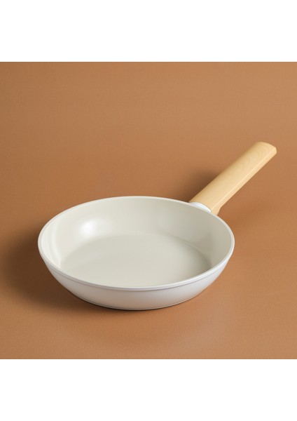 x Refika Swiss Crystal Almond Cream Indüksiyon Tabanlı Tava 22 cm