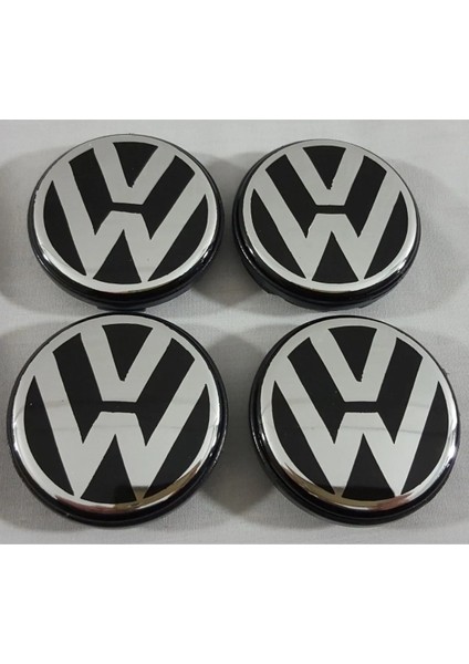 Vw Geçme Jant Göbeği 4 Lü 60MM-55MM Passat Jetta Golf Tiguan 4 Adet