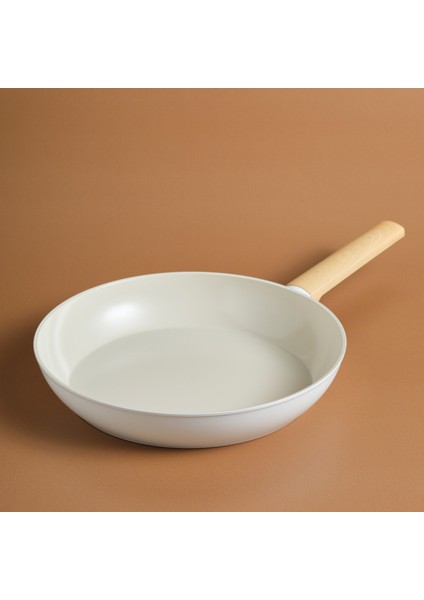 x Refika Swiss Crystal Almond Cream Indüksiyon Tabanlı Tava 30 cm