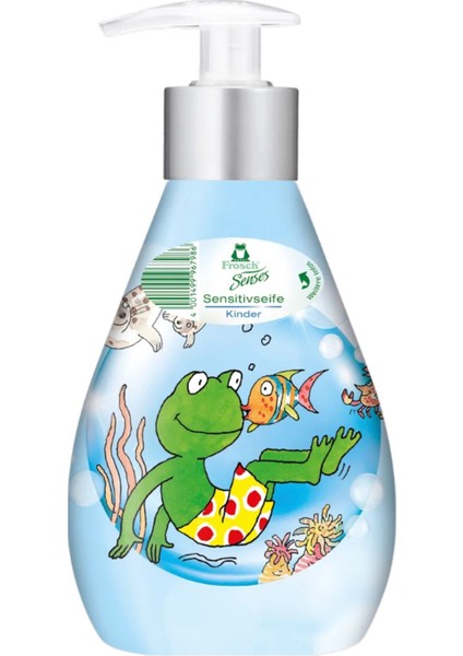 Çocuk Hassas Sıvı Sabun 300 ml – Ph Nötr, Renksiz, Vegan