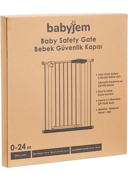 Babyjem Güvenlik Kapısı Antrasit fırsatları