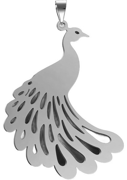 925 Ayar Gümüş Kolye Tavus Kuşu SM7898 fiyatları