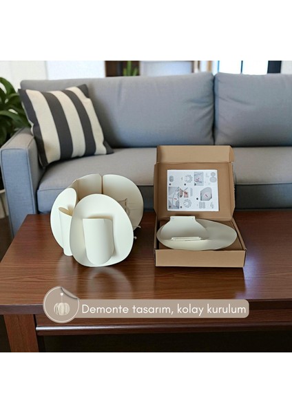 Lotus Krem Sarkıt Avize (Kolay Kurulum) fırsatları