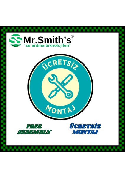Mr.smith's Home Concept Montaj Dahil Kompozit (Coconut Tatlandırıcı Multimineral Dublealkali) Filtreli Su Arıtma Cihazı fiyatları
