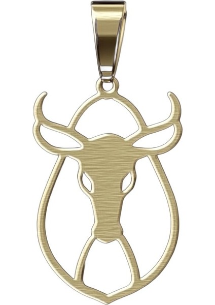 8 Ayar Altın Kolye Ucu Boğa GM8229 0.5 gr fiyatları